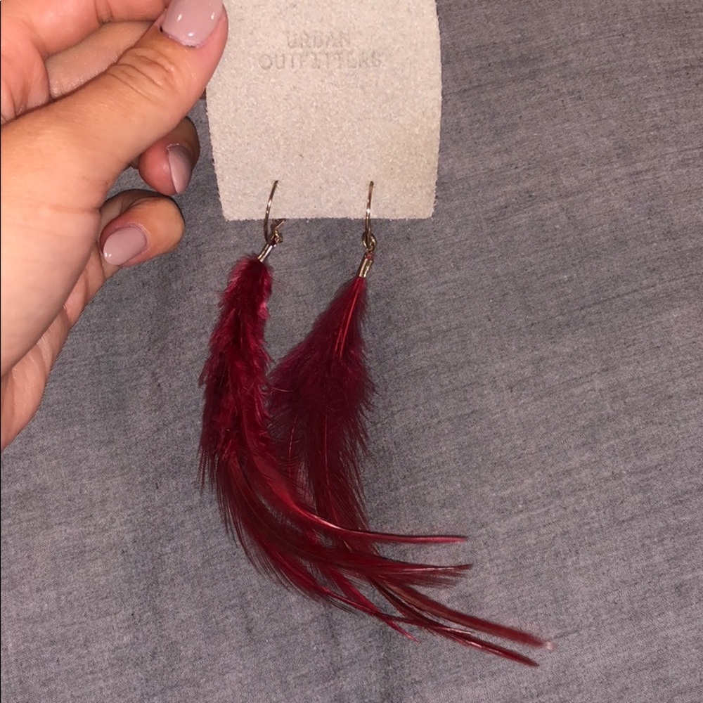 🤎 Feather earrings